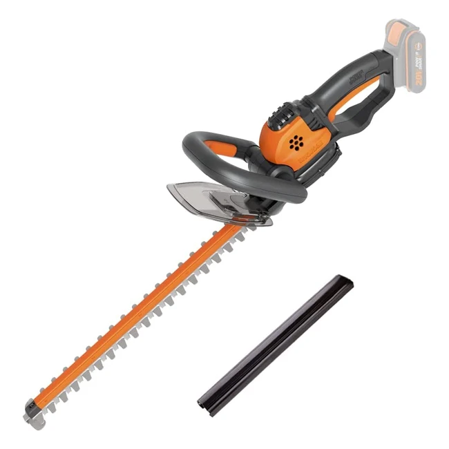 WORX WG261E9 18V/20V MAX Cordless Hedge Trimmer - Lightweight and Dual-Action Cutting Blades for Twice the Power and Speed