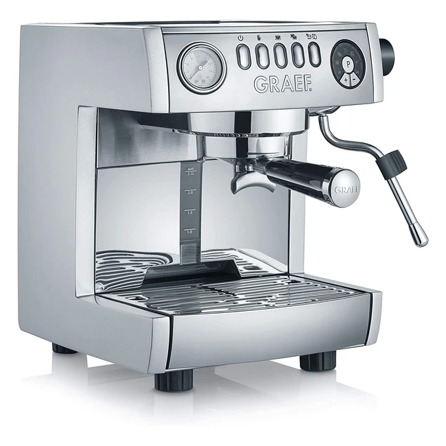 Graef ES850EU Espresso-Maschine 25L Silber - Schnell & Energieeffizient