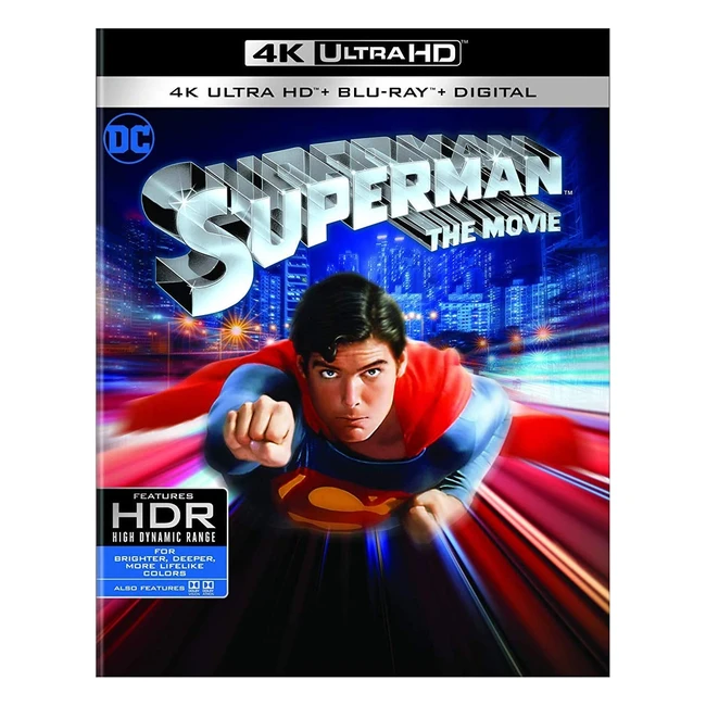 Superman 4K UltraHD BluRay - Watch the Classic 1978 Movie in Stunning Detail