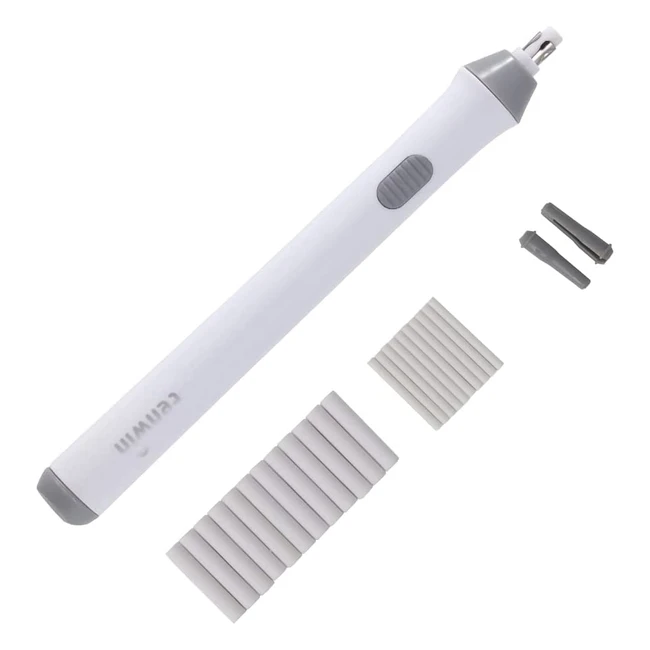 Electric Eraser Kit with 22 Replaceable Rubbers - Portable and Automatic Pencil Eraser for Artists and Drafting