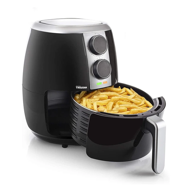 Tristar FR6989BS Air Fryer - Compact Design, Hot Air Convection, Adjustable Thermostat & Timer