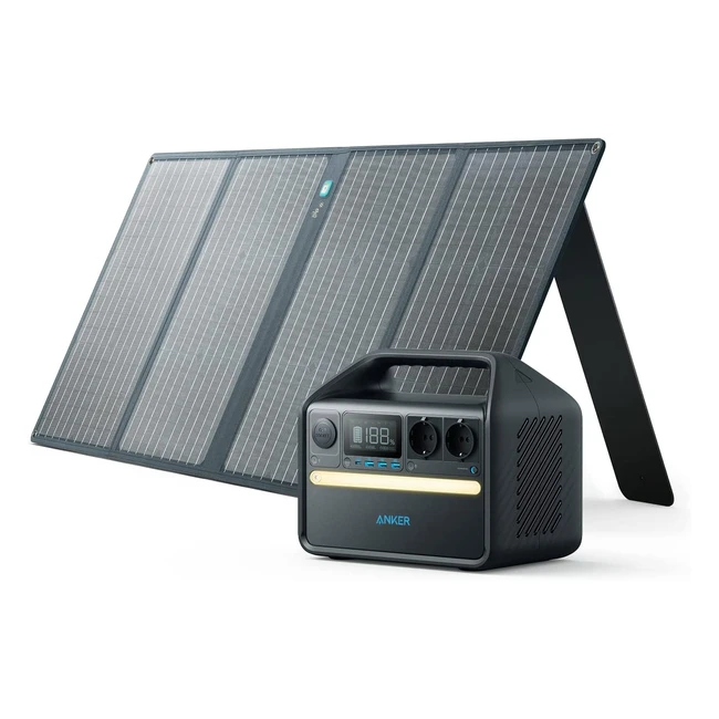 Anker Powerhouse 535 - Tragbare Powerstation mit 100W Solarpanel 512Wh USB-C P