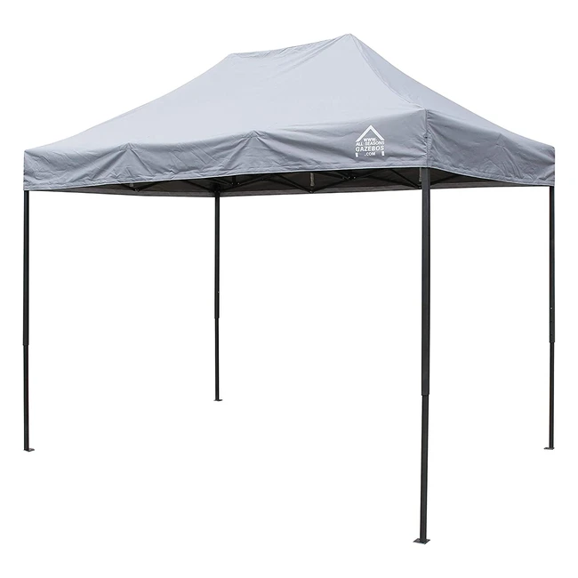 All Seasons Gazebos ASG3X2 Pop-Up Gazebo - Metallic Grey - 3x2 - Waterproof - Durable - Easy Setup