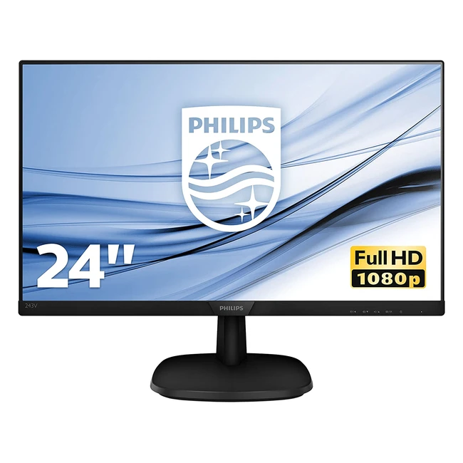 Monitor Philips 243V7QJABF 24 LED IPS FHD 4ms - Cornici sottili Low Blue Mode