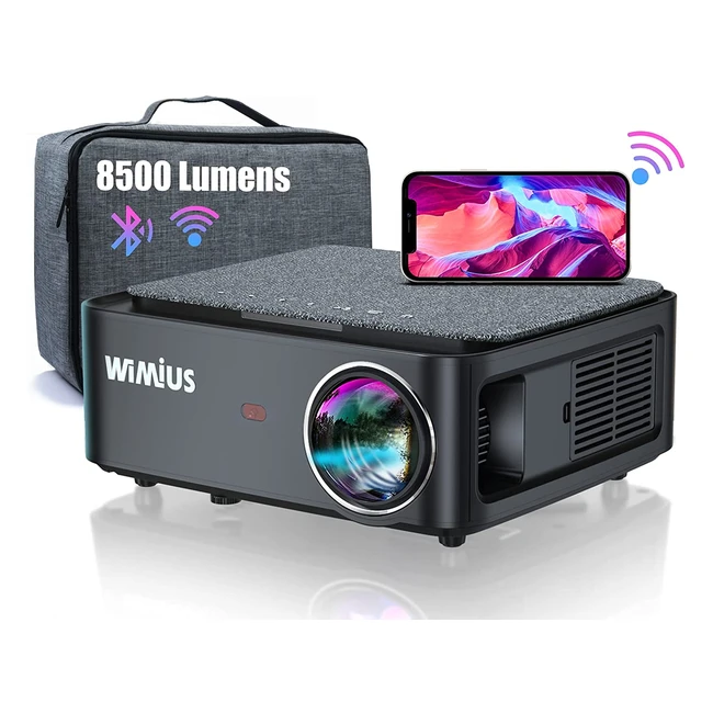 Videoproiettore Full HD 1080p WiFi Bluetooth 8000 Lumen - Wimius K1