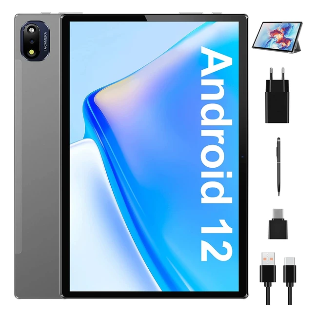 Tablet Android 12 Brillar 10 pollici 6128GB Octacore Wifi 5G - Fotocamera 8/13MP - Batteria 6000mAh Blu