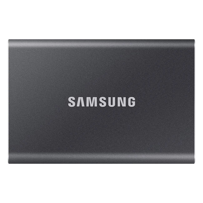 Samsung T7 Portable SSD 2TB USB 32 Gen2 Titanium Grey - Highspeed Memory in Comp