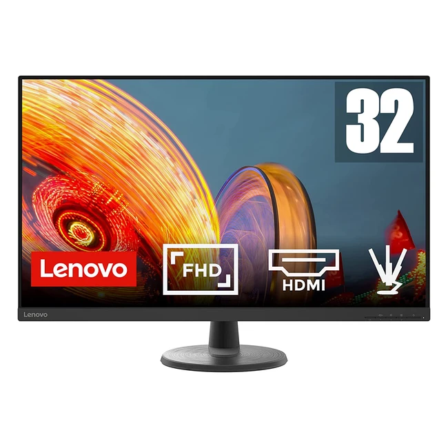 Monitor Lenovo D3240 - Display 315 FullHD 1920x1080 4ms 60Hz - HDMIDP - Incl