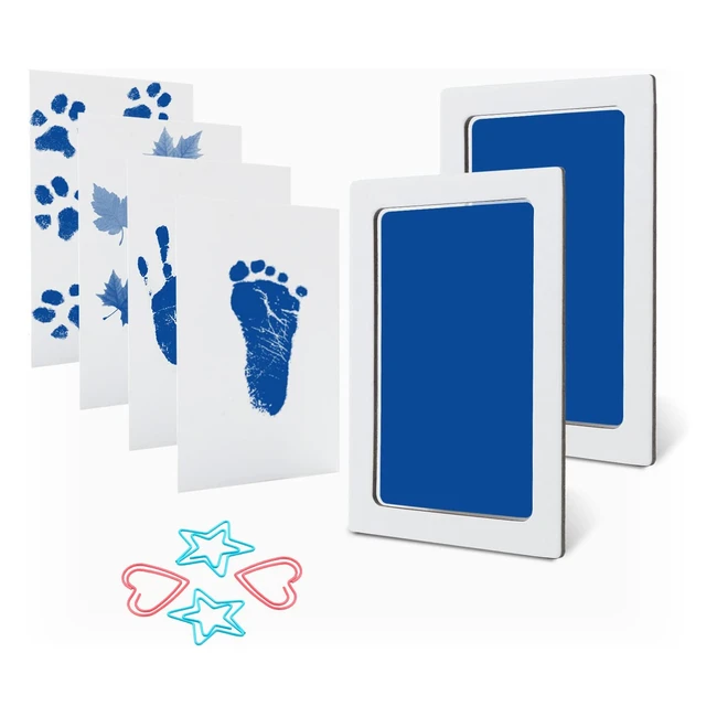 Scotamalone Baby Handprint and Footprint Set - Safe Non-Toxic and Easy to Use
