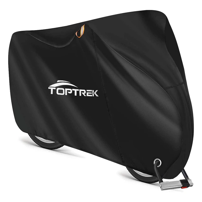 TopTrek Bike Cover - Upgraded Waterproof Oxford Cover for MountainRoad Bikes wi
