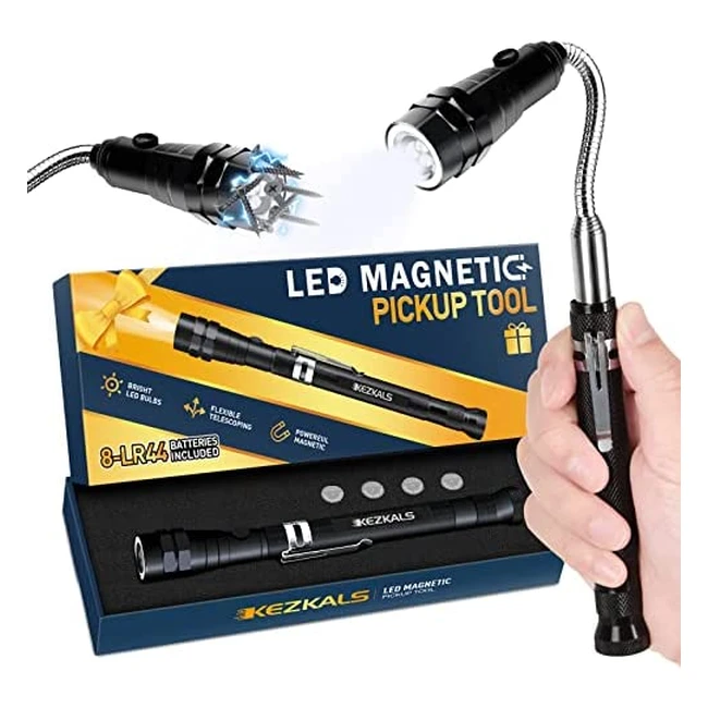 Telescopic Magnetic Multi Tool with LED - Perfect Gifts for Men on Father's Day