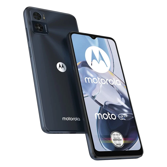 Motorola Moto E22 Smartphone - 16MP Kamera, 3+32GB, 4020mAh, Android 12 - Astro Black