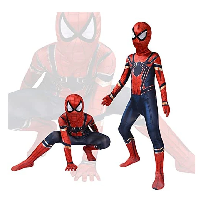 Costume Spider Enfant 3D - Super Hros Cosplay Carnaval Halloween 100-150cm