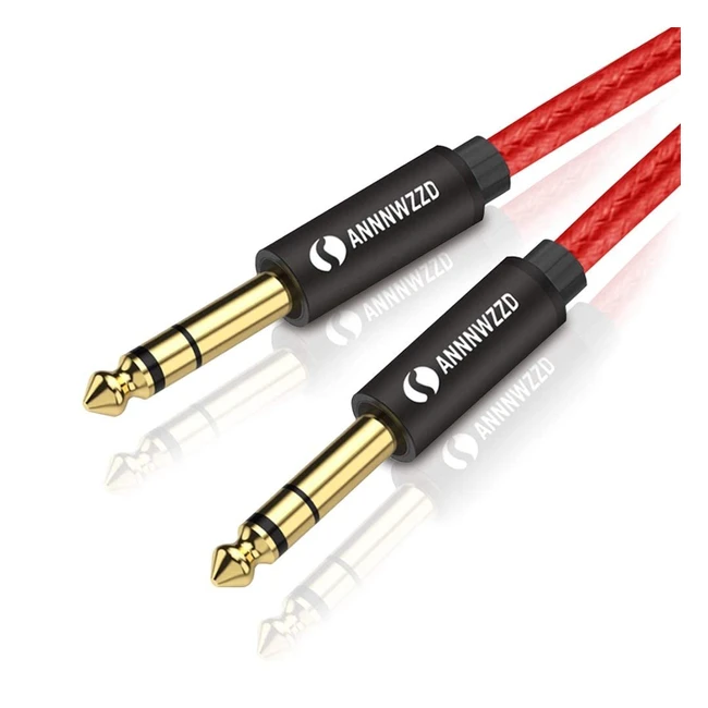 Linkinperk 635mm Male to Male Audio Cable - Professional Instrument Cable for Gu