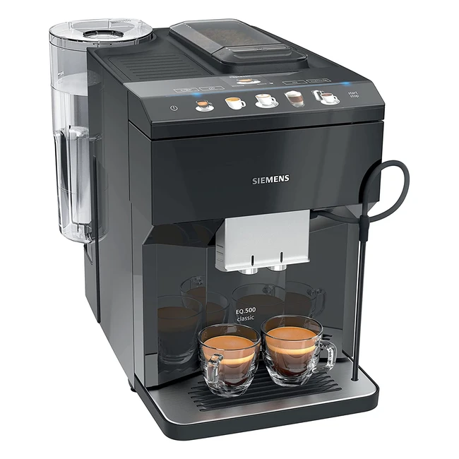 Machine à café automatique Siemens EQ500 Classic TP503R09 avec écran TFT, broyeur en céramique et 6 programmes