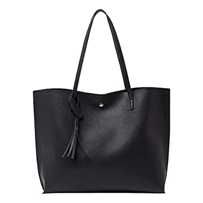 Soft PU Leather Tote Bag for Women - Large Capacity & Durable