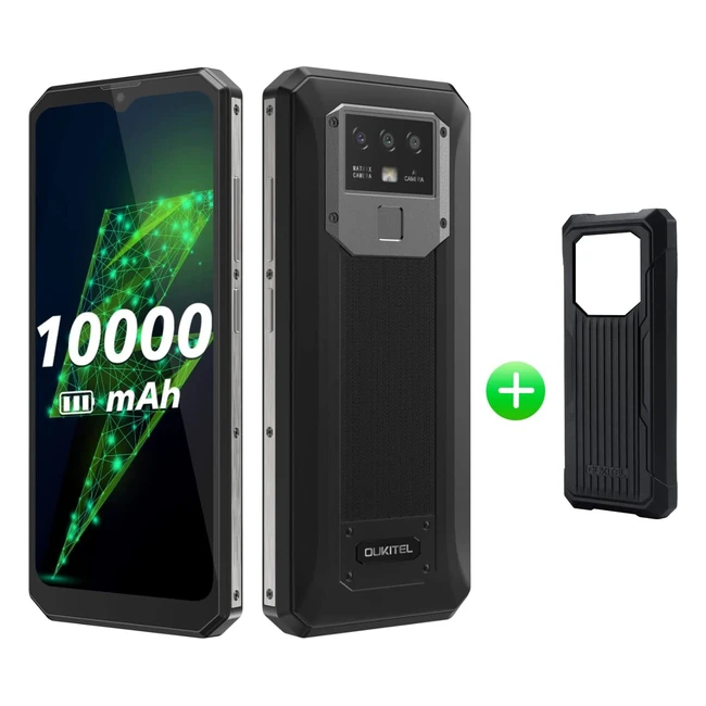 Smartphone Oukitel K15 Plus 3Go/32Go - Batterie 10000mAh - Charge Rapide 18W - Caméra Triple 13MP - Android 10 - Face ID/ Empreinte Digitale/ NFC - Noir