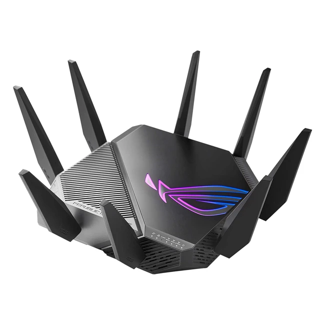 Router ASUS ROG Rapture GT-AXE11000 WiFi 6E Triple Banda 6GHz Puerto 25G Triple Aceleración de Juegos VPN Fusion