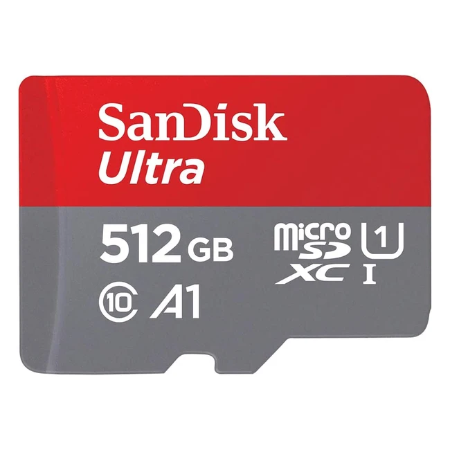 SanDisk Ultra Android microSDXC UHS-I Speicherkarte 512 GB - A1 Class 10 U1 - Full HD Videos bis zu 150 MB/s Lesegeschwindigkeit