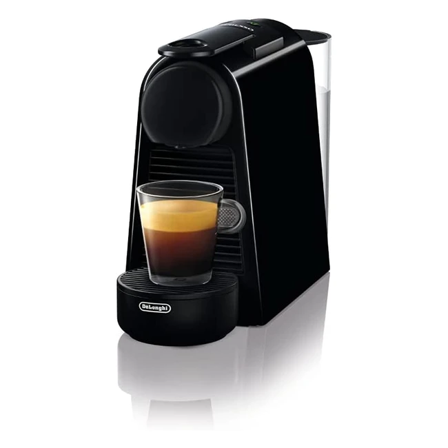 Delonghi Nespresso Essenza Mini EN 85B Kaffeekapselmaschine, Welcome Set mit verschiedenen Geschmacksrichtungen, 19 bar Pumpendruck, platzsparend, Schwarz