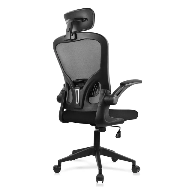 Jajaluya Office Chair - Ergonomic Mesh Computer Chair with Adjustable Headrest a