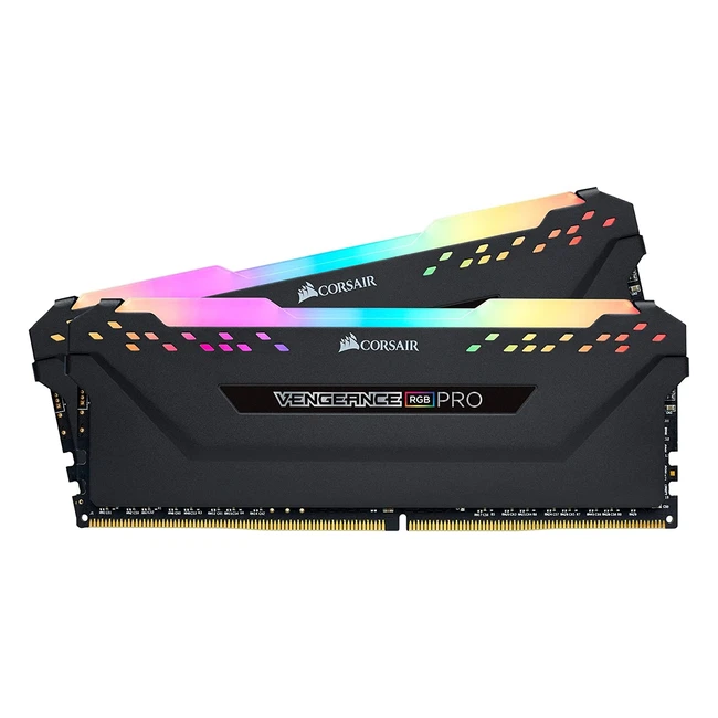 Corsair Vengeance RGB Pro DDR4 Enthusiast RAM Kit - High Overclocking Potential, 10 Individually Controllable RGB LEDs