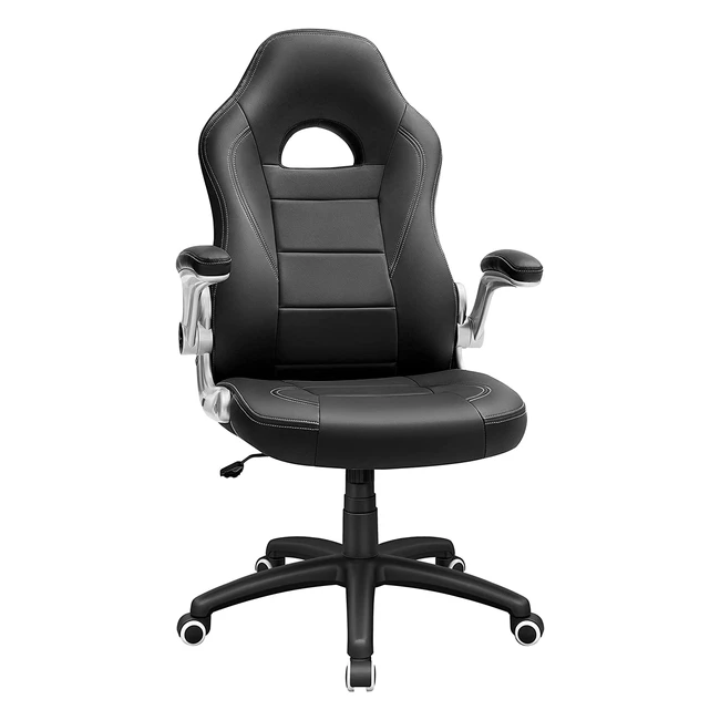 Songmics Gaming Chair - Ergonomischer Bürostuhl mit verstellbaren Armlehnen und Rückenlehne
