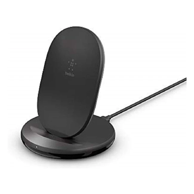 Chargeur induction Belkin BoostCharge Stand 15 W pour iPhone, Samsung, Pixel, etc. - Noir