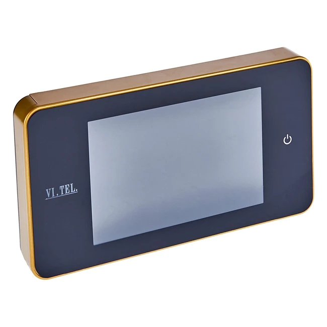 Spioncino digitale Vitel E0378 con schermo LCD 40 e angolo visuale 110 - or
