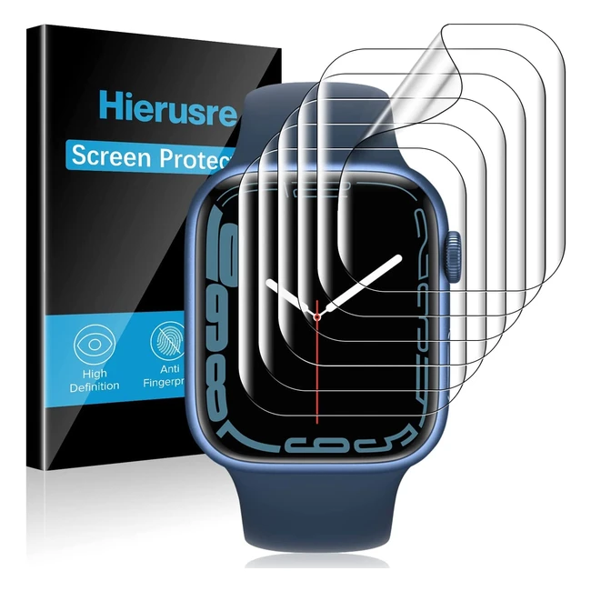 Pellicola protettiva Hierusre per Apple Watch Series 8/7/6/5/4/SE - 6 pezzi