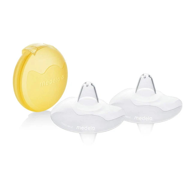 Medela Contact Nipple Shield - Schutz für empfindliche Brustwarzen - inkl. Aufbewahrungsbox - Größe M