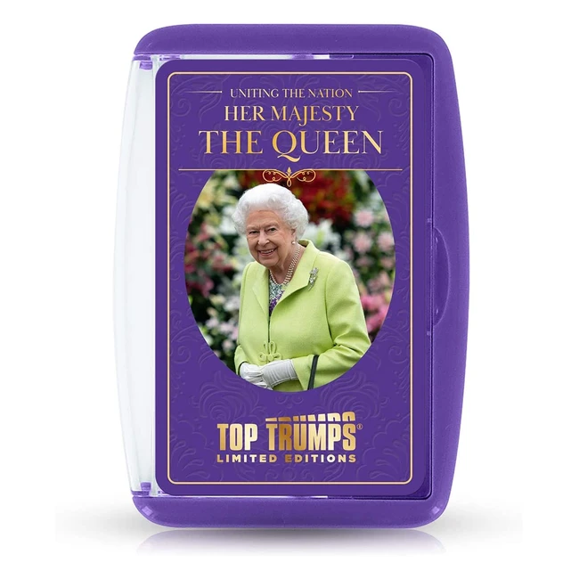 Limited Edition Top Trumps HM Queen Elizabeth II - Learn 30 Key Moments with Co