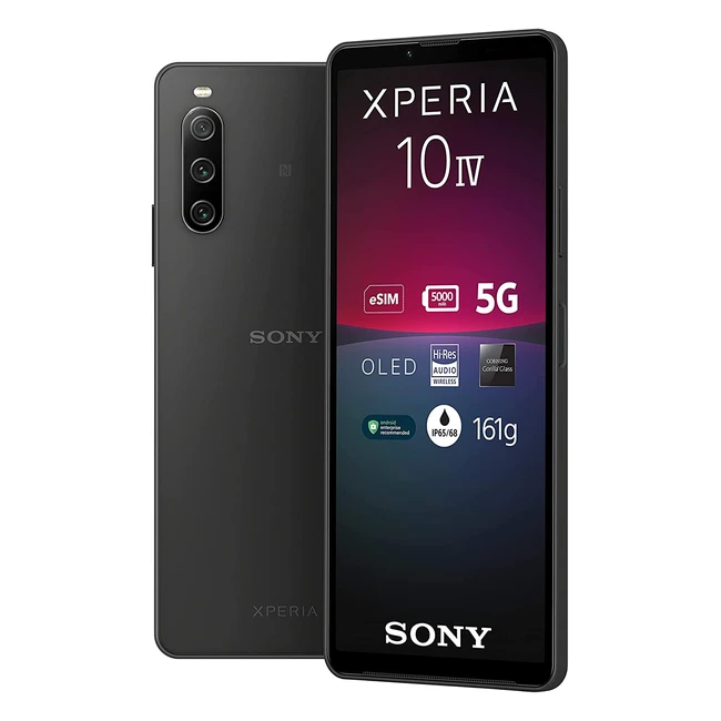Sony Xperia 10 IV Smartphone Android 6'' OLED 219 Wide Camera 3 Objectifs Noir