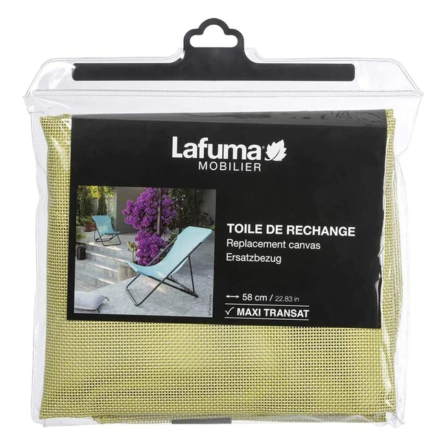 Chaise longue Lafuma Mobilier avec toile Batyline largeur 58 cm - Confort maximal pour le jardin, la terrasse et la piscine