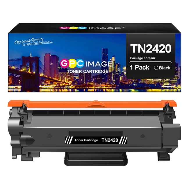 Cartuccia Toner GPC Image Compatibile per Brother TN2420 TN2410 - Nero 1Pack - MFCL2710DW L2710DN L2730DW L2750DW