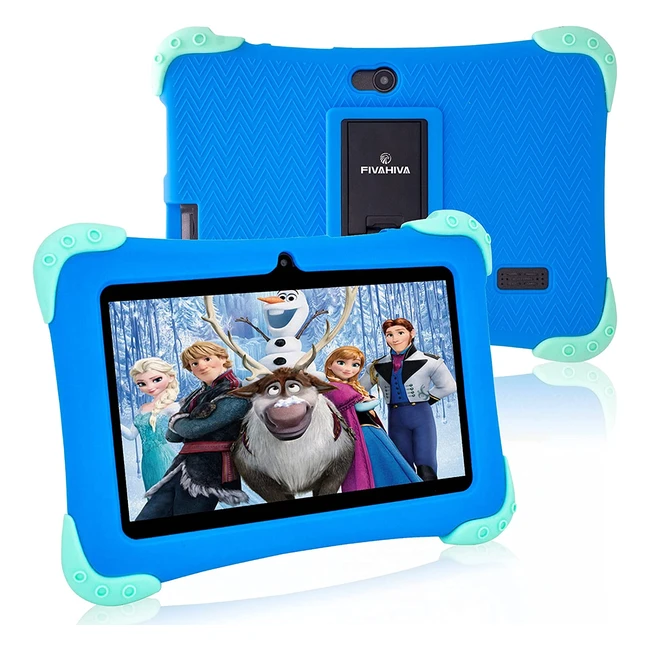 Fivahiva Kids Tablet - 7 HD Display Android 11 Dual Camera 2GB32GB WiFi B