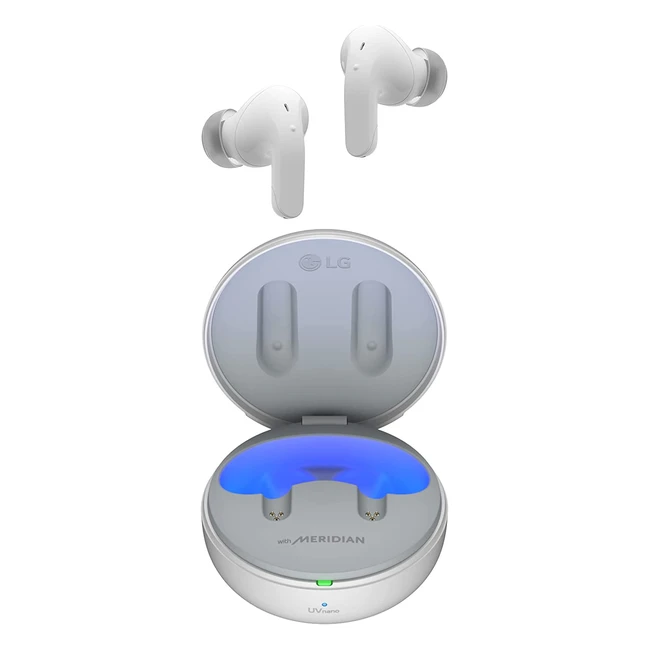 LG Tone Free DT60Q - Kabellose In-Ear Bluetooth-Kopfhörer mit ANC-Technologie und UVNano-Reinigung - Weiß (Modelljahr 2022)