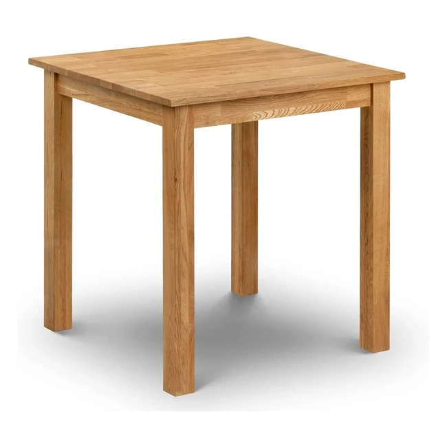 Julian Bowen Coxmoor Oak Dining Table - Compact & Timeless, Self-Assembly Required