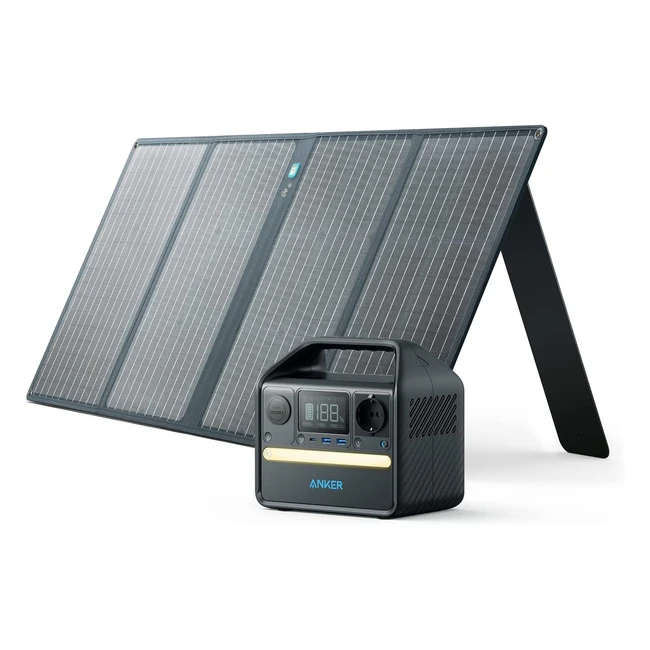 Anker 521 Powerstation - Tragbare Ladestation mit 100W Solarpanel 256Wh LiFePO4