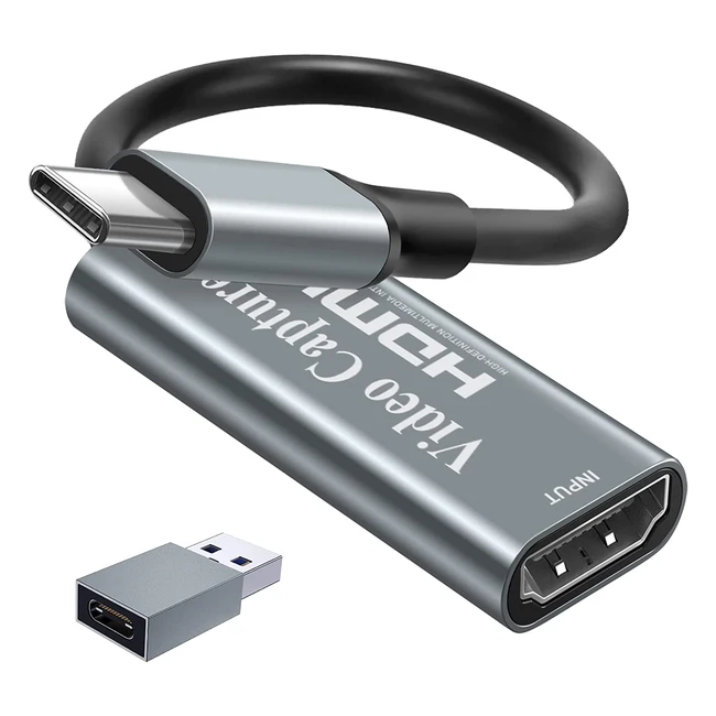 Scheda di acquisizione video 4K HDMI USB 3.0 per streaming e videoconferenza