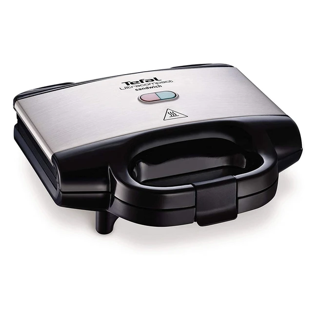 Tefal Sandwich Toaster SM1552 - Ultrakompakt, Edelstahl, 700 Watt