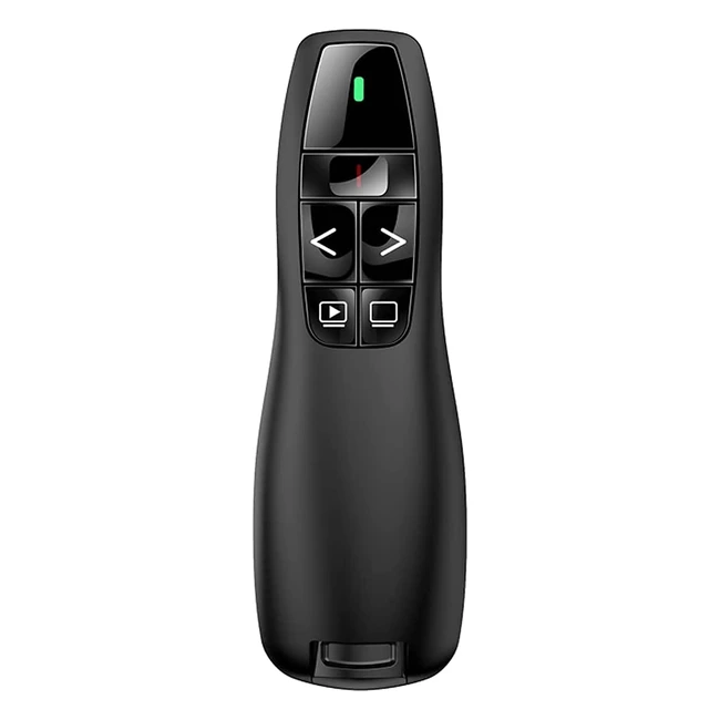 Qui Wireless Presenter Remote PPT Clicker - 328ft Range, Easy Control, Plug & Play