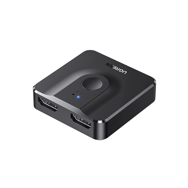 Conmutador HDMI UGREEN bidireccional 4K 60Hz 2 entradas 1 salida/1 entrada 2 salidas, compatible con PS5/PS4, Xbox One, Blu-ray, PC, TV box, stick, proyector