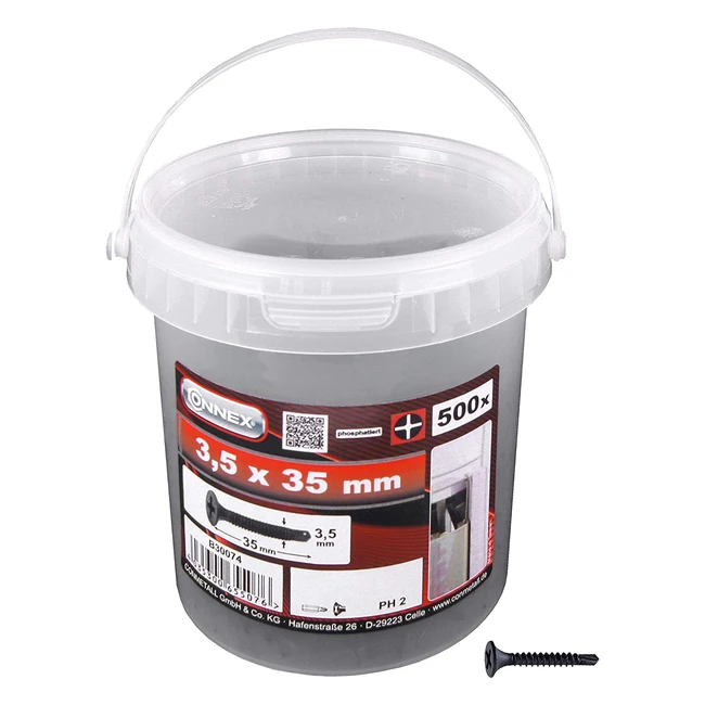 Viti da montaggio rapido Connex 35x35mm fosfatizzate - Secchiello da 500g