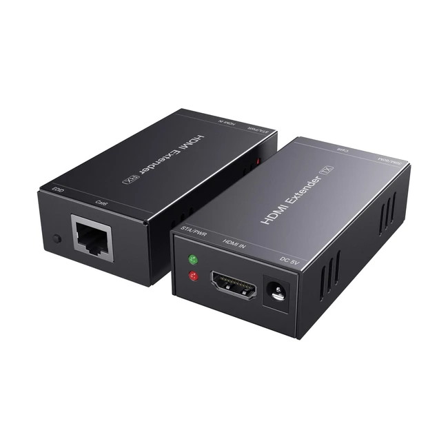 Pwaytek HDMI Extender RJ45 over Ethernet - Prolongez jusqu 50m - Full HD 1080