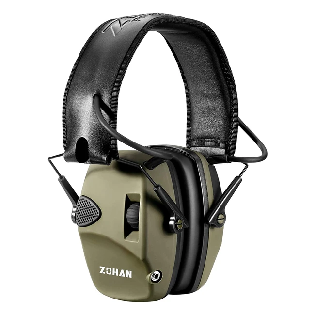Zohan 054 Electronic Shooting Ear Defenders - Active Noise Reduction & Sound Amplification for Hunting & Outdoor Sports
