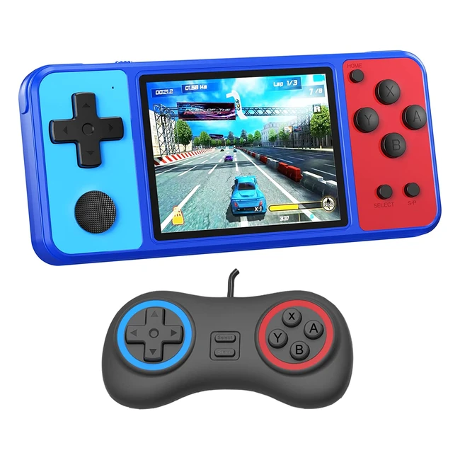 Zhishan Handheld Game Console for Kids - 270 Classic Retro Games - Portable Gaming Player Toy - Blue