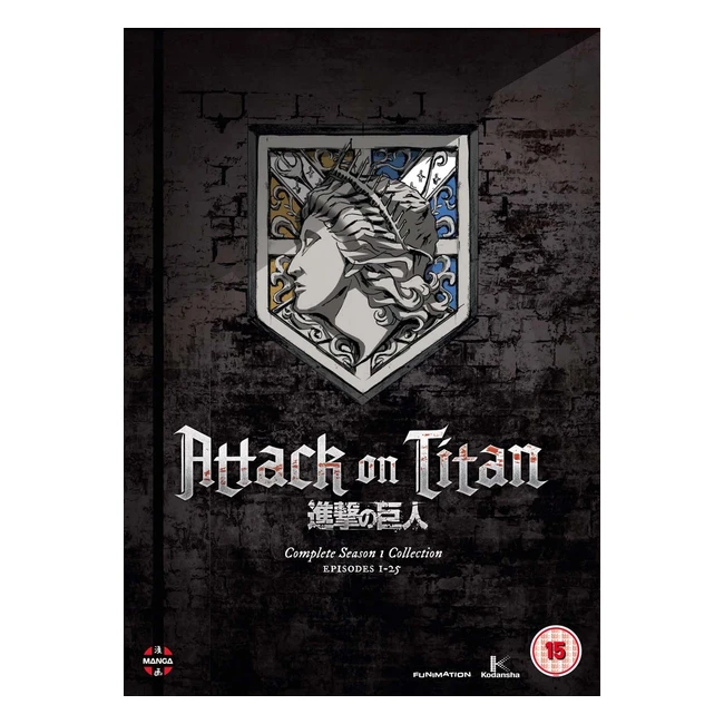 Attack on Titan Season 1 DVD Collection - Limited Stock