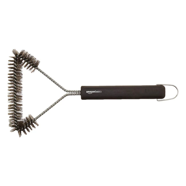 Amazon Basics Dreiecks-Grillbrste  Extra dicke Edelstahlborsten  Fr gussei