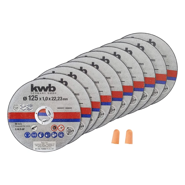 kwb 712031 Diamanttrennscheibe für Winkelschleifer 115 mm Flexscheibe 712022 - dünn & präzise